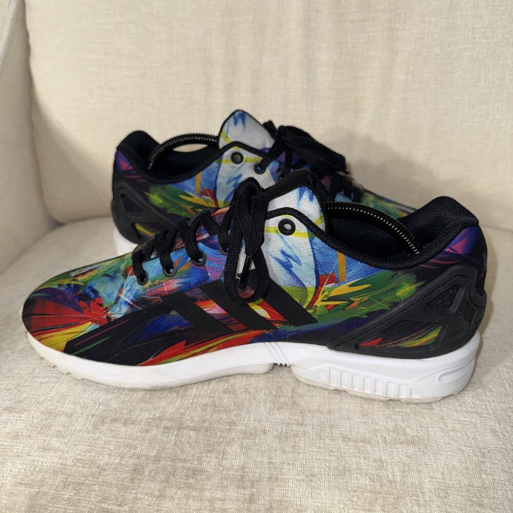 Adidas Torsion ZX Flux AF6323 Mens Size 11 Colorful Running Athletic Shoes EUC - Picture 3 of 12